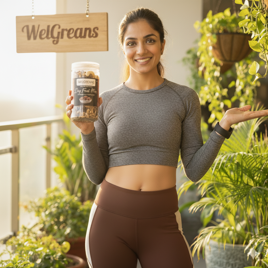 WelGREANS Premium Roasted - Dry Fruit Mix - The Perfect Blend of Seeds & Nuts - Assorted Seeds & Nuts