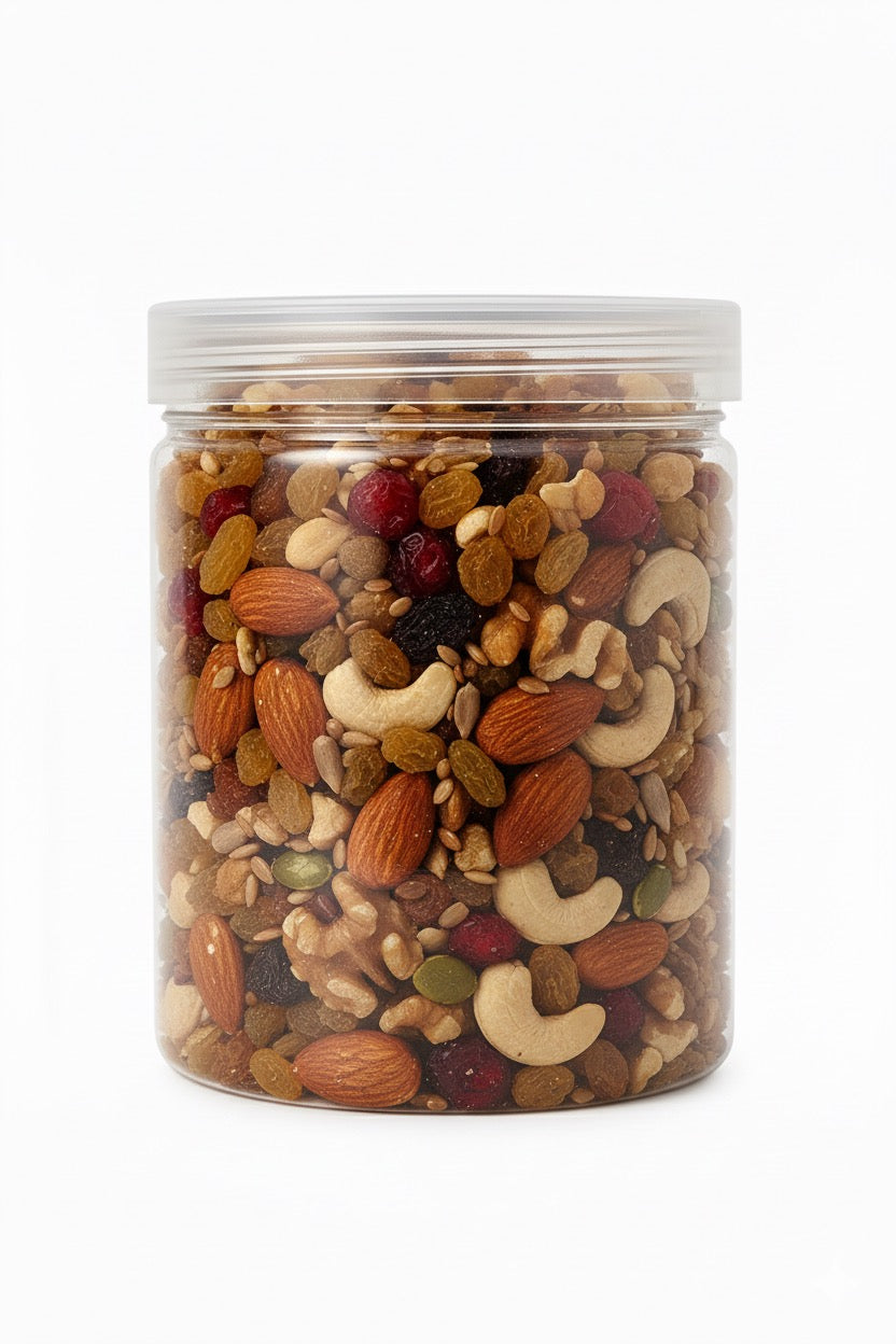 WelGREANS Premium Roasted - Dry Fruit Mix - The Perfect Blend of Seeds & Nuts - Assorted Seeds & Nuts