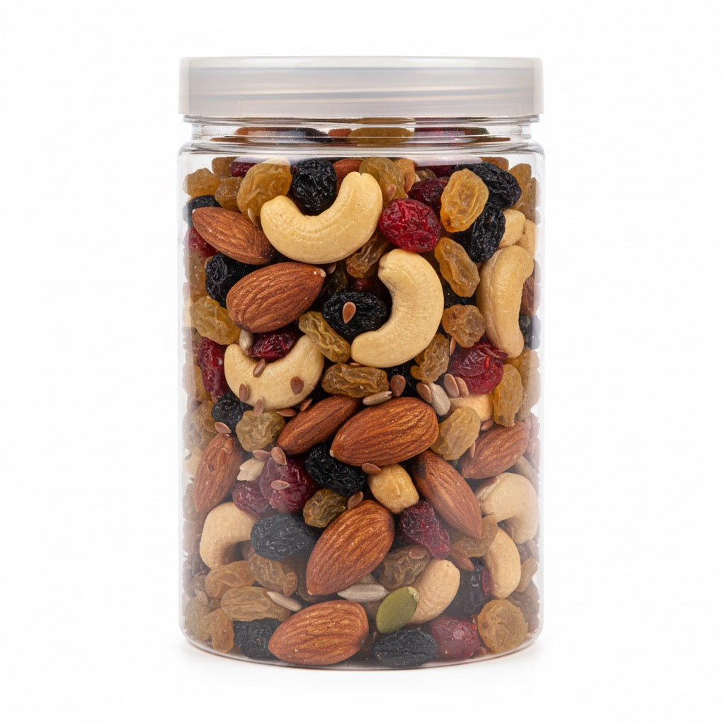 WelGREANS Premium Roasted - Dry Fruit Mix - The Perfect Blend of Seeds & Nuts - Assorted Seeds & Nuts